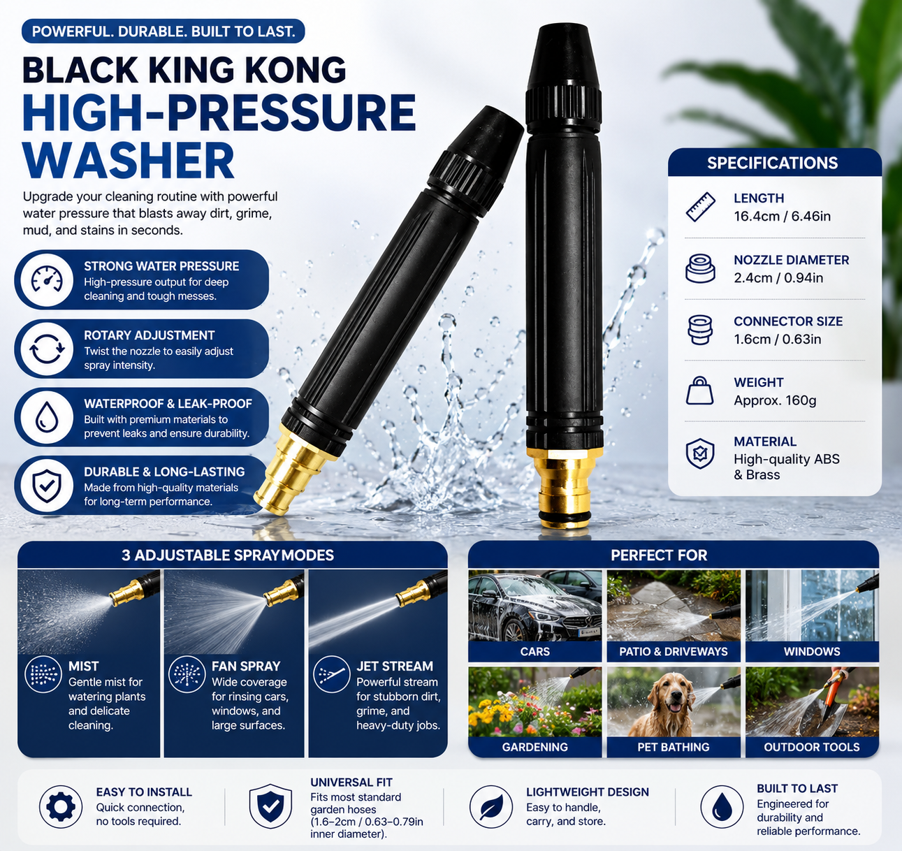 High-Pressure Water Gun